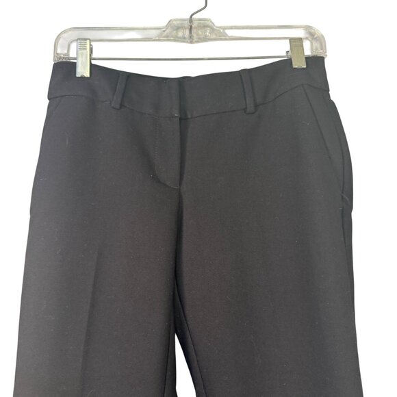 Loft Petites Womens Size 0P Black Curvy Slim Straight Leg Pants - Picture 2 of 7